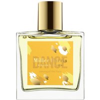 Miller Harris Dance Amongst the Lace Eau de Parfum, 50 ml, in a clear square bottle with a gold cap and yellow label.