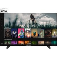 50" Mitchell & Brown 4K Ultra HD Smart TV with thin black bezel, displaying vibrant streaming content thumbnails.