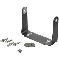 Black metal mounting kit with U-shaped bracket, screws, and washers for Motorola VC70.