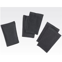 Black Motorola SG-WT4027050-01R handheld mobile computer case with soft fabric and rectangular shape, set of five.