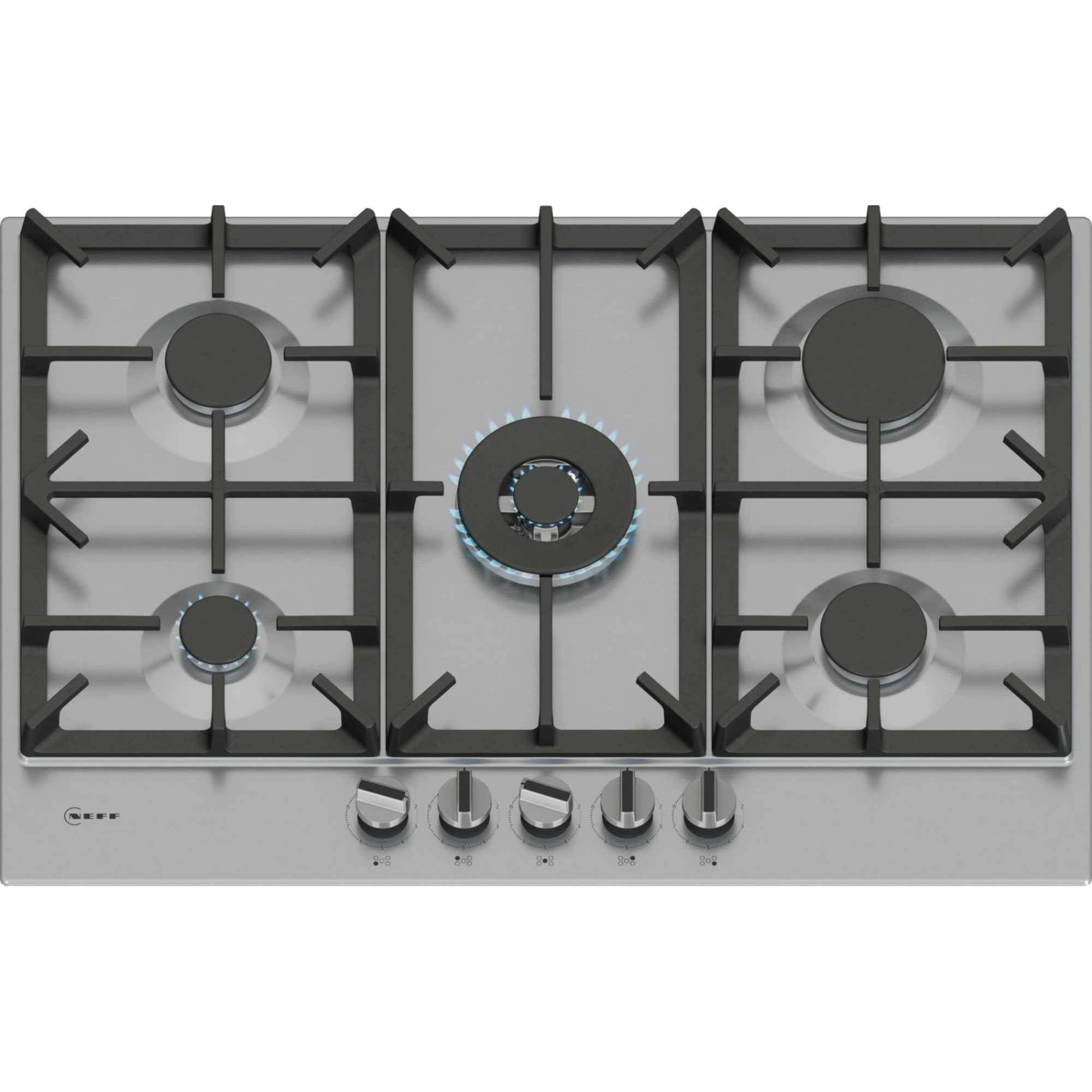 NEFF N70 T27CIQ8N0 75cm Built-in 5 Burner Gas Hob - image 2
