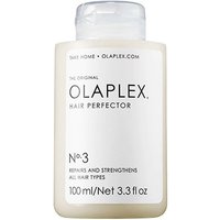 Olaplex No. 3 Hair Perfector, 100ml white bottle with black text, for repairing and strengthening weak, brittle hair.