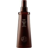 Brown Oribe Maximista Thickening Spray bottle, sleek design, with spray nozzle and white text on front, 200 ml size.