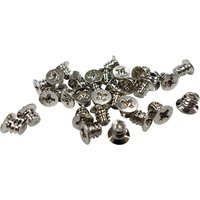 Silver QNAP SCR-HDD35A-96 screws with Phillips heads, scattered in a pile.