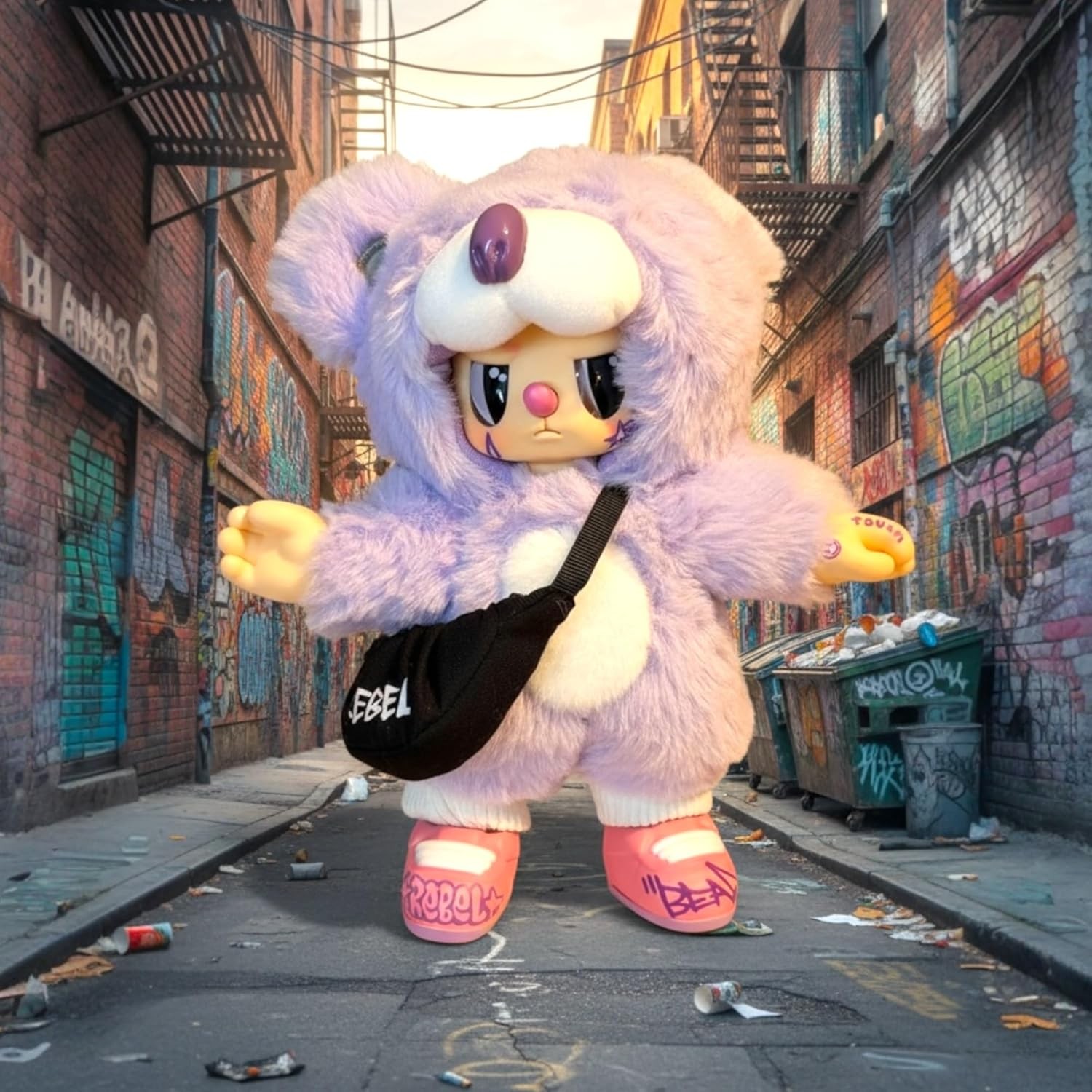 Rebel Bear Mystery Plush (Styles Vary) - image 3