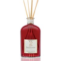 Red Salentum Melograno Nero diffuser, 500 ml bottle with wooden reeds and elegant label.