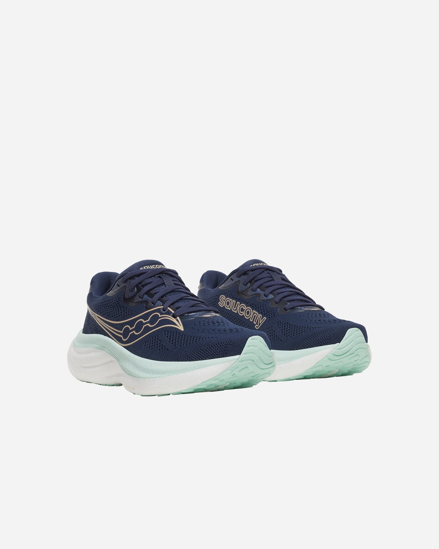 Saucony Ride 19 Womens | Navy/aqua - Navy / 4 / Standard - image 2