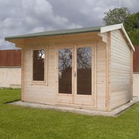 Shire Marlborough 3.6m x 2.4m Log Cabin Summerhouse (28mm) - image 2