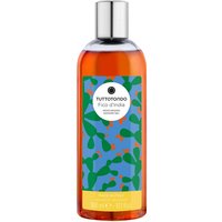 Tuttotondo Fico d'India shower gel, orange bottle, blue label with cactus design, silver cap, 300 ml.