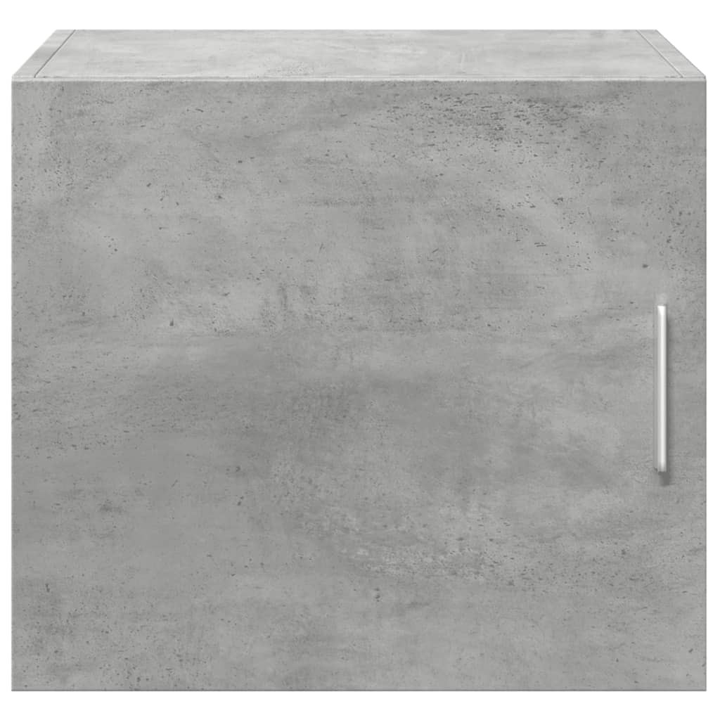 vidaXL Single Door Concrete Grey Wall Mounted Storage Cabinet - image 4