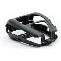 Black Zebra P1050667-034 mounting kit with curved frame and multiple slots for secure attachment.