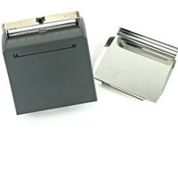 Black and silver Zebra P1123335-041 printer upgrade kit with sleek metallic components.