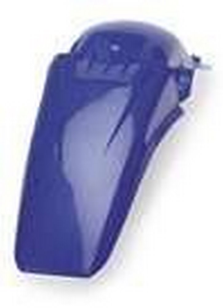 Acerbis rear fender in blue, designed for Yamaha YZ80 models from 1995 to 2001, featuring a sleek, contoured shape and durable plastic material.