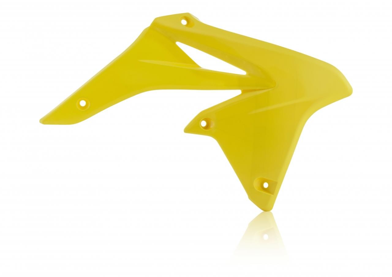 0013764.060 - Acerbis Radiator Scoops - Suzuki RMZ250 2010-18 - Yellow - image 2