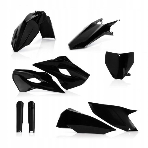 Acerbis 0017705.090 - Acerbis Full Plastics Kit - Husqvarna FE 250-501 & TE 125-300 2014-15 - Black