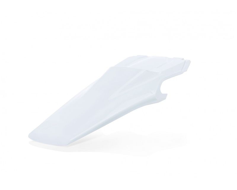Acerbis rear fender in off-white, designed for Husqvarna FC/TC 125/250/350/450 models from 2019-2022, featuring a sleek, aerodynamic shape and durable plastic material.
