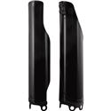 Acerbis fork guards in blue, designed for Yamaha YZ65 models from 2019 to 2025, featuring a durable plastic construction with a sleek, streamlined design.