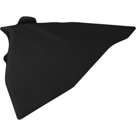 Black Acerbis Air Box Cover designed for Gas Gas EC & EC-F 250/350 and MC 250/450F models from 2021-2023, featuring a sleek, aerodynamic shape and durable material.