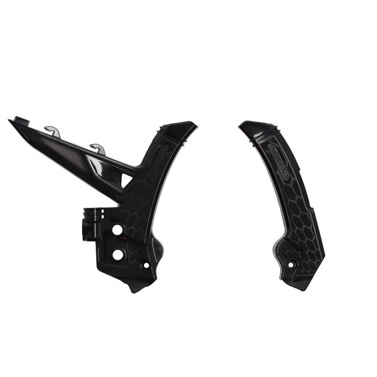 Acerbis 0026105.321 - Acerbis X-Grip Frame Guards for Gas Gas EC 250/300 & EC 250/350/450/500 F 2024-2025 - Black