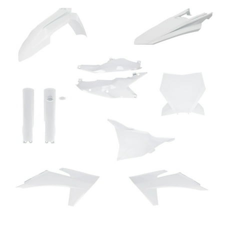 Acerbis 0026805.030 - Acerbis Full Plastics Kit for KTM SX 125/250/300 & SXF 250/350/450 2023-2024 - White