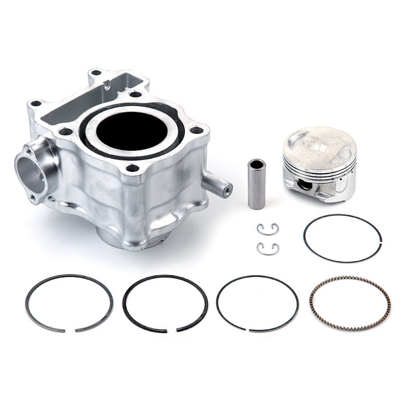 Airsal cylinder kit for Honda FES 150 (2003-2007) featuring a silver aluminum cylinder, piston, and various gaskets and rings for engine assembly.