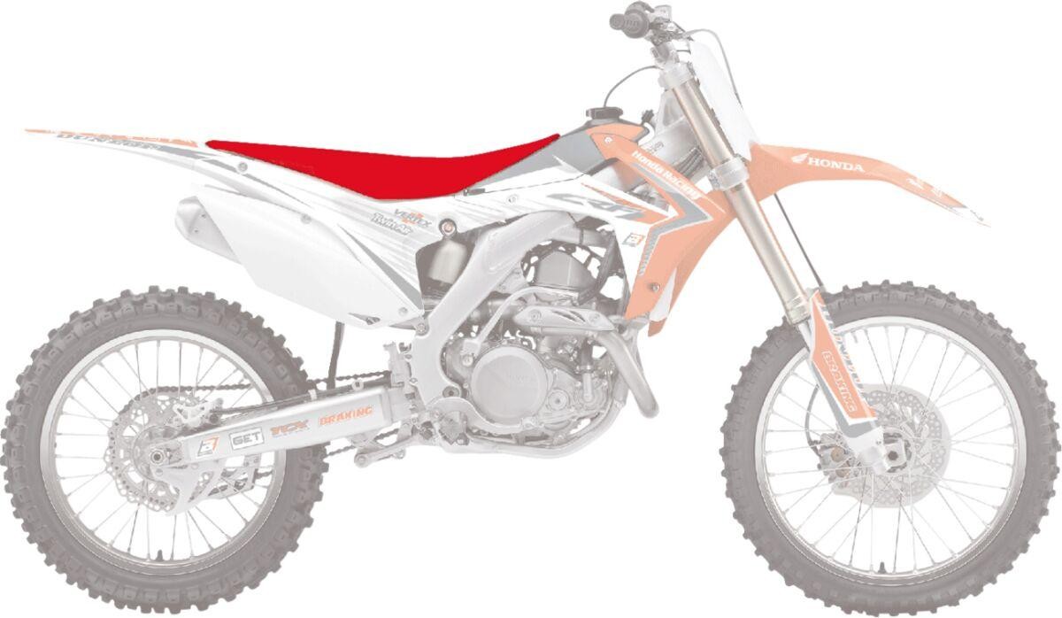 1147G/01 - Blackbird Pyramid Seat Cover - Honda CRF450R 2013-17 - Red - image 2
