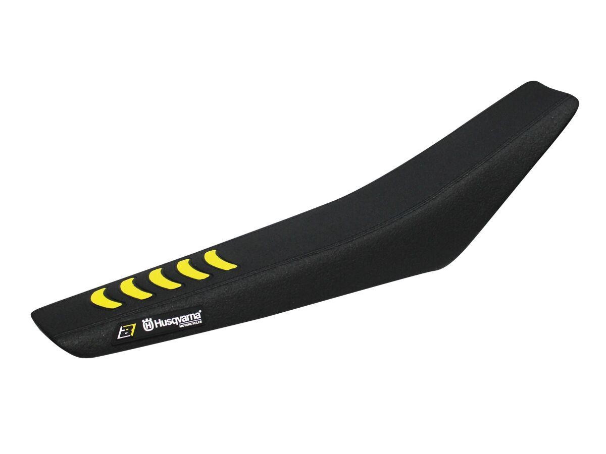 Blackbird 1626H - Blackbird Double Grip 3 Seat Cover for Husqvarna FC250 2023 - Black/Yellow