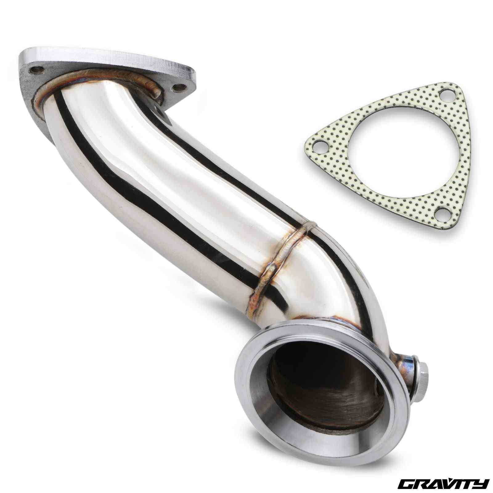 2.5" Exhaust Pre Cat Decat Downpipe - Vauxhall Corsa D 1.6 16V Turbo VXR 07-10 - image 2
