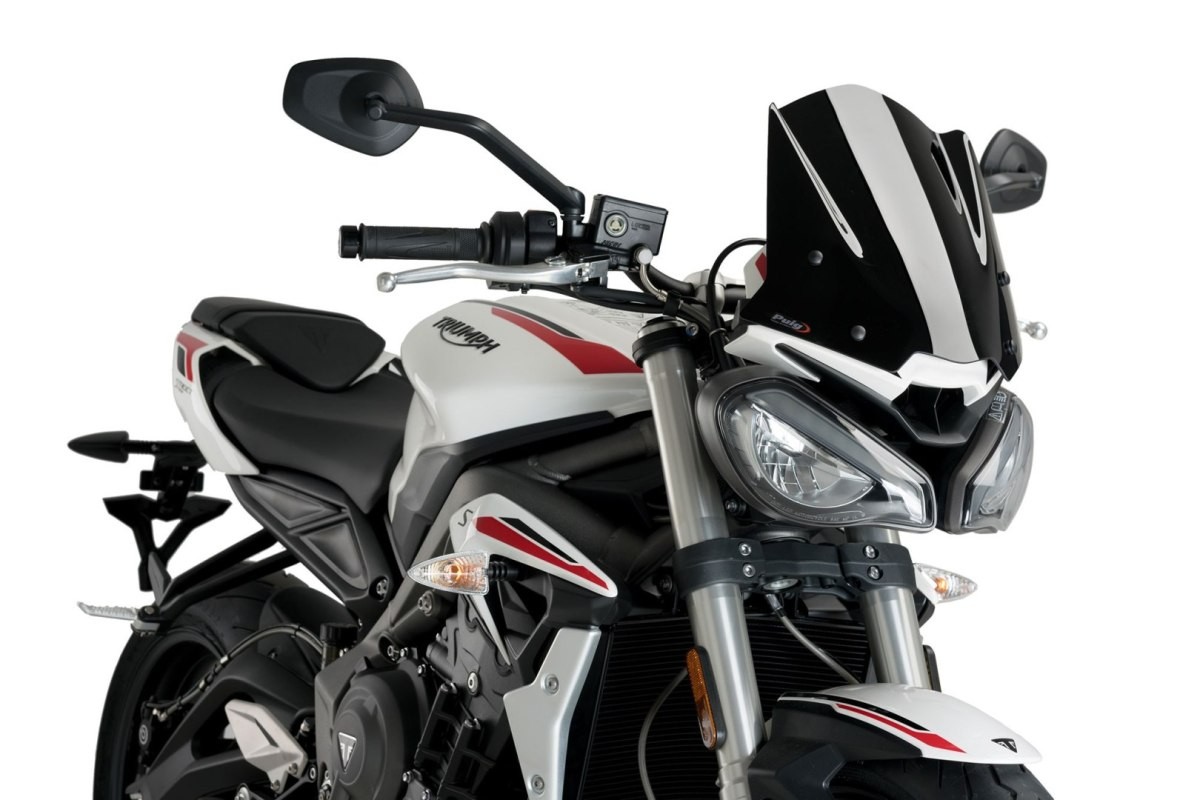Puig 20432N - Puig New Generation Sport Screen for Triumph Speed Triple 660 S 2020-2022 - Black