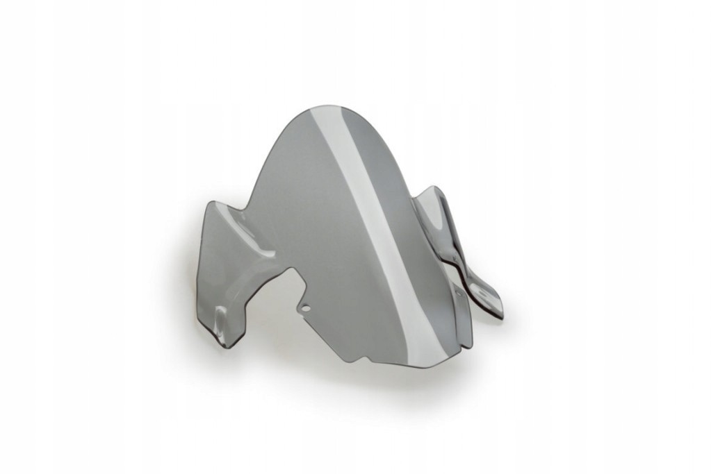 Light smoke Puig Sport Screen for Ducati Monster 937 (2021-2025), featuring a sleek, aerodynamic design with smooth edges and a glossy finish.