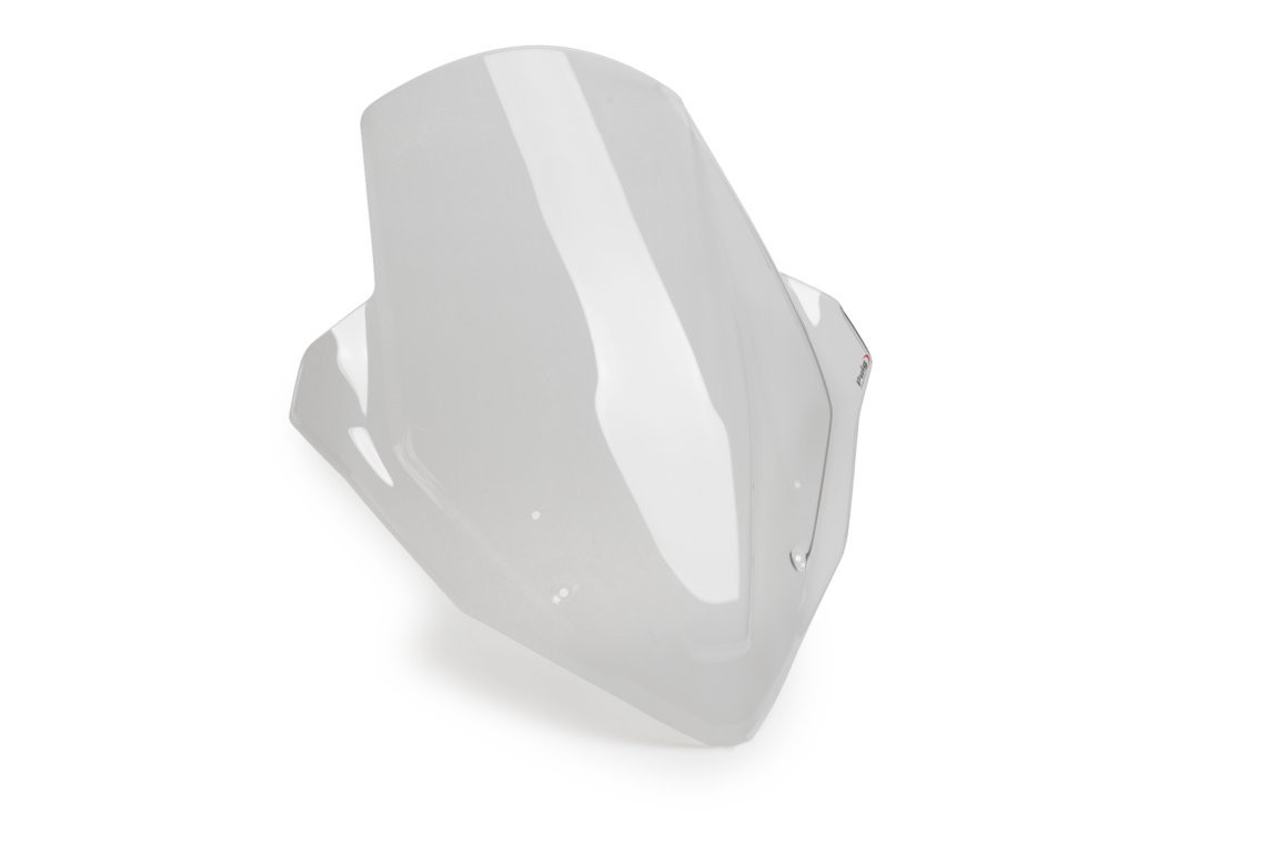 Clear Puig Touring Screen designed for Honda NT1100 (2022-2024), featuring a sleek, aerodynamic shape and durable material for enhanced wind protection.