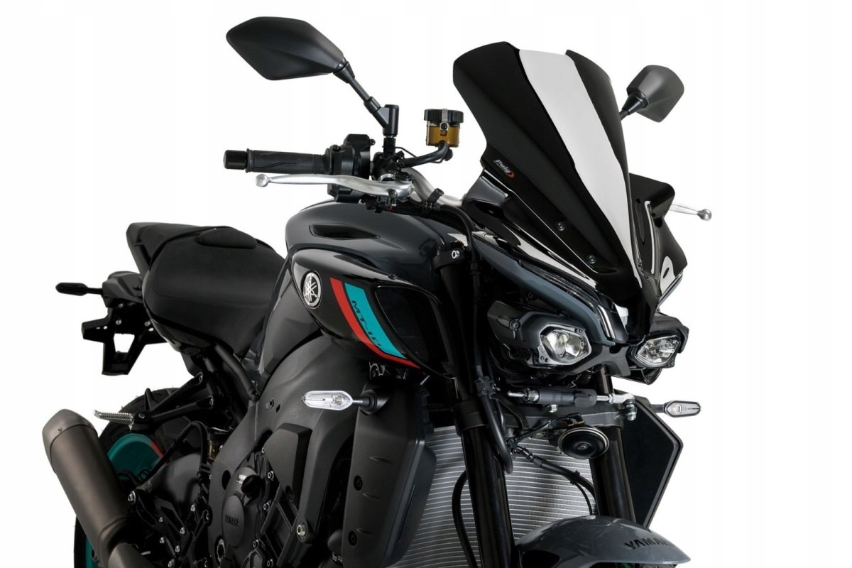 Puig 21362N - Puig New Generation Touring Screen for Yamaha MT-10 2022-2025 - Black
