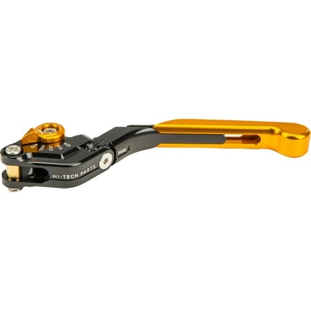 Puig Puig Foldable Extendable 3.0 Clutch Lever (Gold Extender, Black Lever, Gold Adjuster)