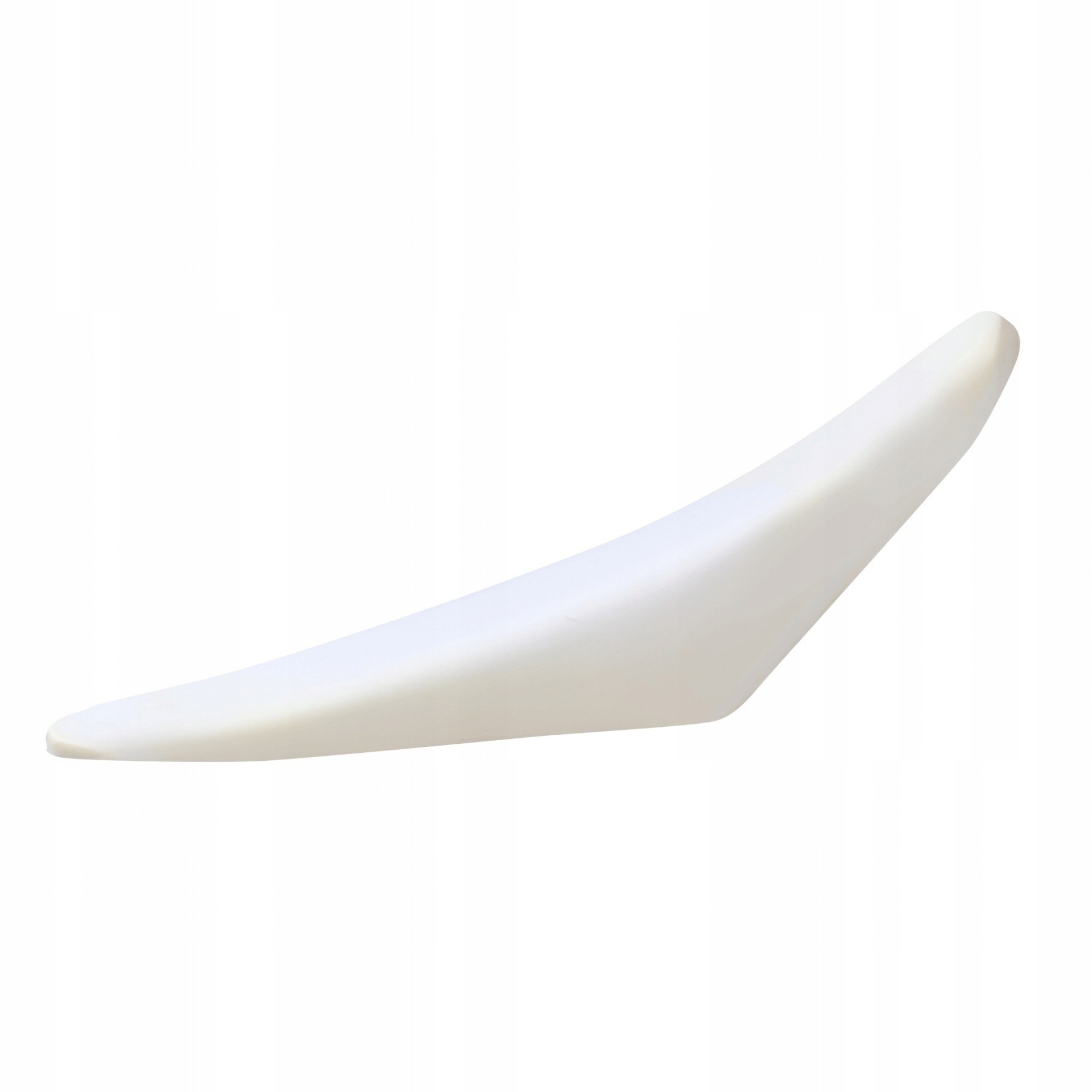 White foam motorcycle seat designed for Husqvarna models FC 250/350/450 (2019-21) and TC 125/250 (2019-2021), featuring a sleek, streamlined shape for comfort and performance.