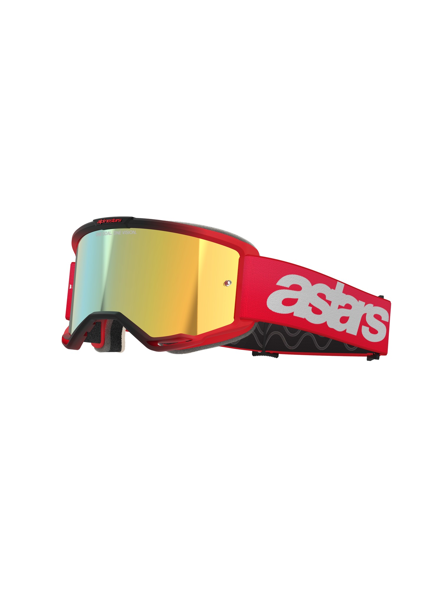 5102125-3115 - Alpinestars Vision 5 Blaze Goggles - Red - image 2