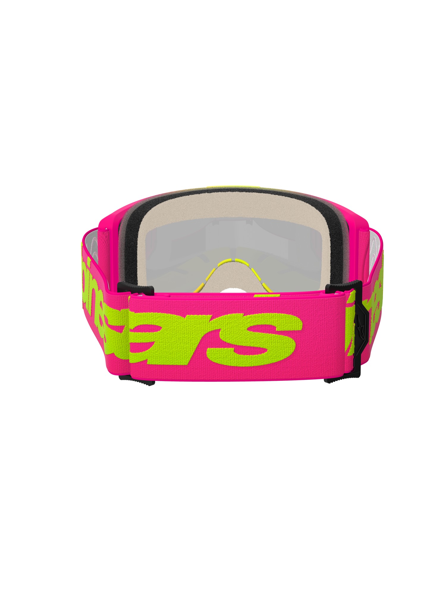 5102425-3085 - Alpinestars Vision 5 Wordmark Goggles - Pink/Yellow Fluo - image 5