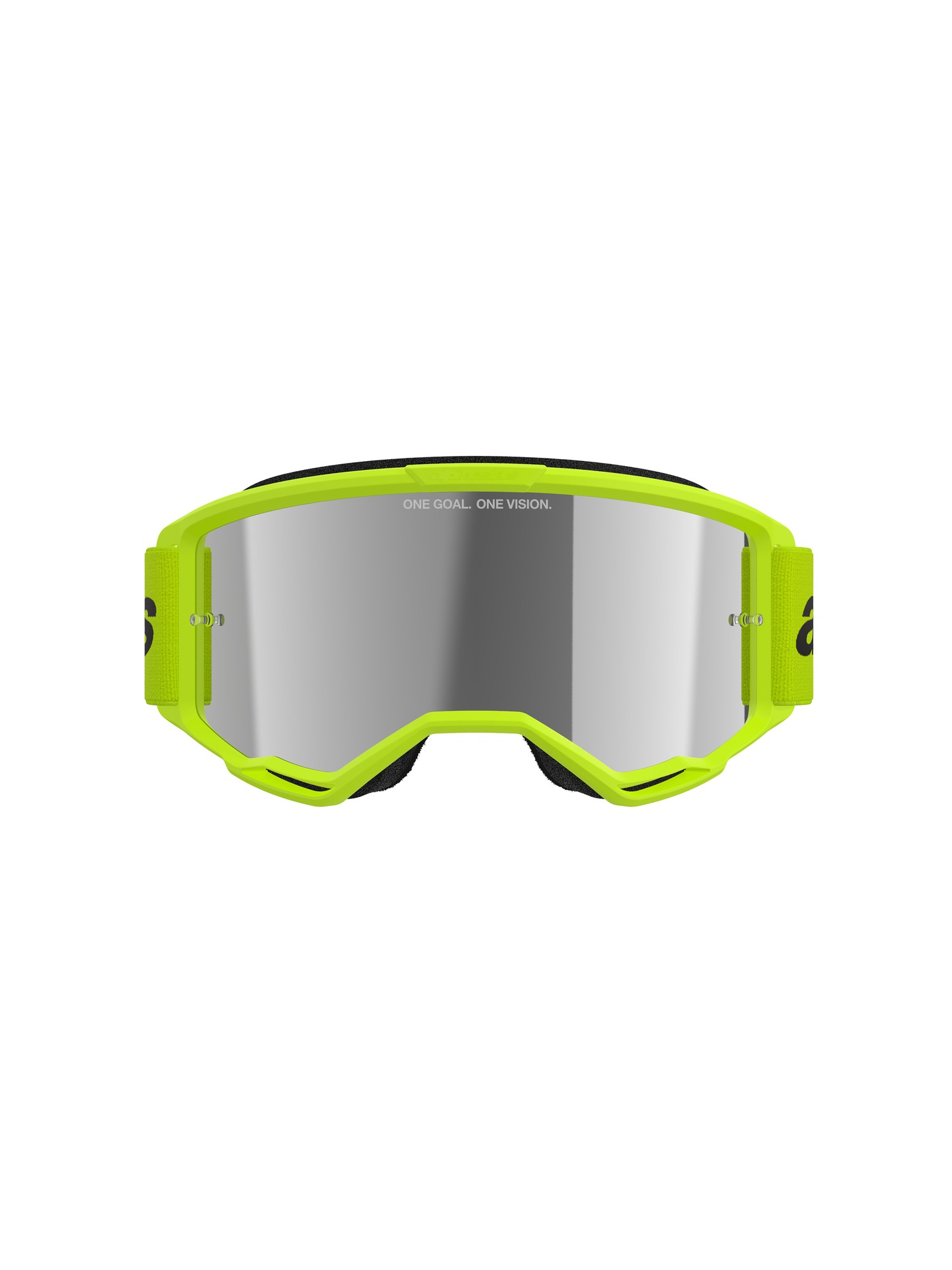 5103225-5299 - Alpinestars Vision 3 Wordmark Goggles - Yellow Fluo - image 3