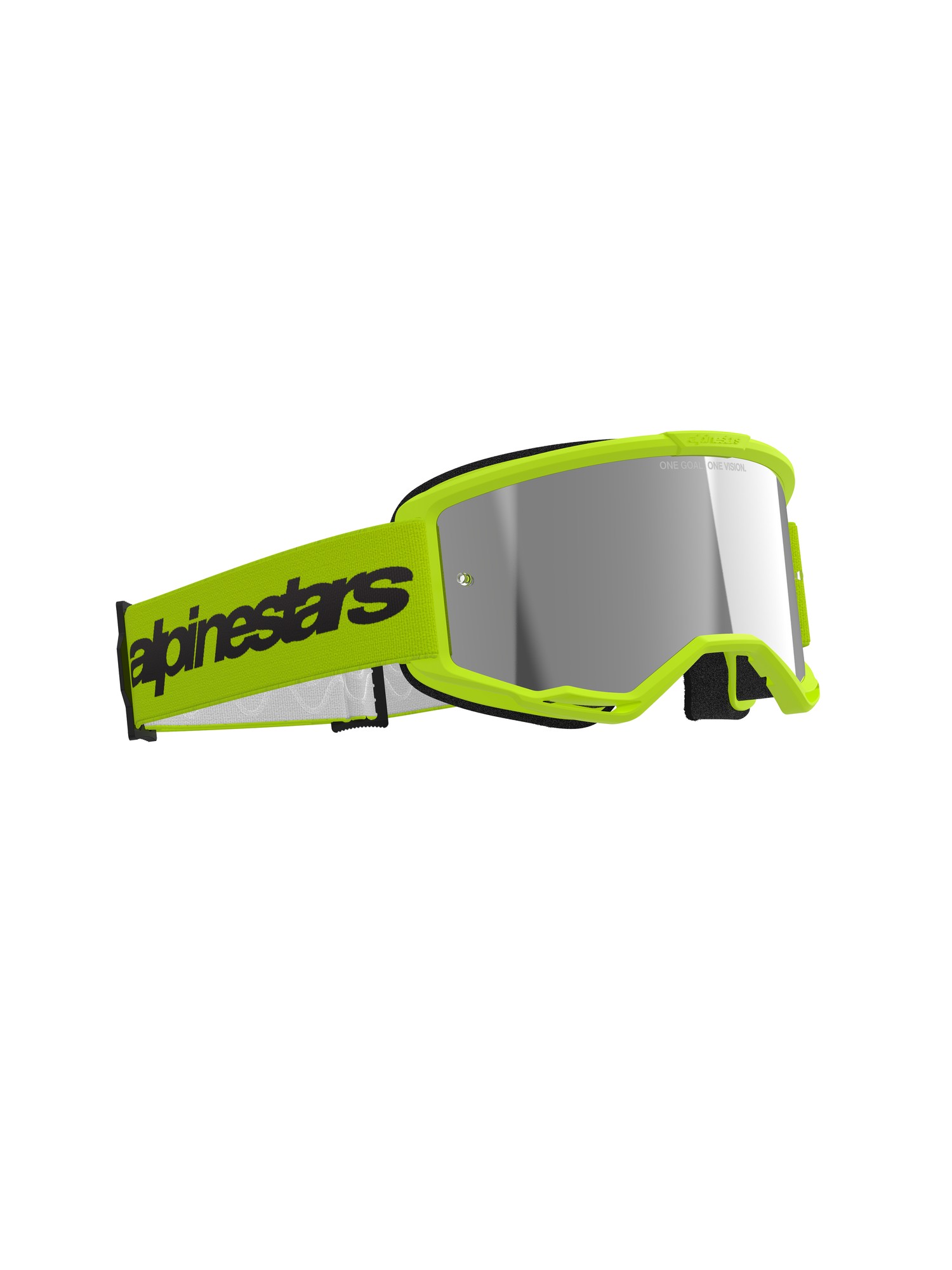 5103225-5299 - Alpinestars Vision 3 Wordmark Goggles - Yellow Fluo - image 4