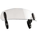 Puig adjustable clip-on screen extender in light smoke, measuring 100mm x 277mm, designed for KTM 1290 Super Duke GT 2016-2018, featuring black mounting clips.