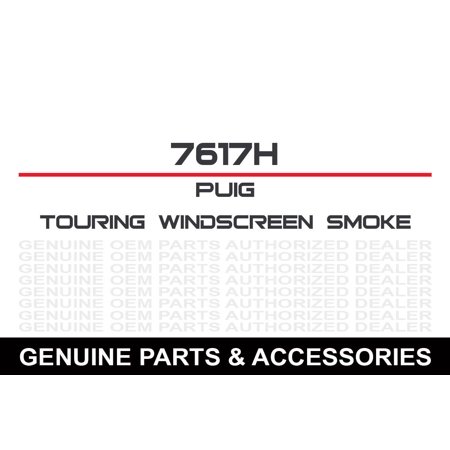 Light smoke touring windscreen for BMW R1200 RS (2015-2018) by Puig, featuring a sleek design and durable material for enhanced aerodynamics and rider comfort.