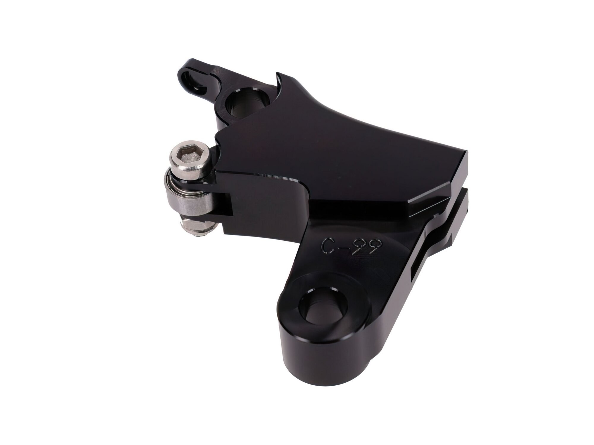 Black Puig clutch lever adaptor for KTM 790 Duke (2018-2025), featuring a sleek design, durable material, and precision-engineered components for optimal performance.