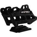 Yellow Acerbis chain guide for Suzuki RMZ250 (2019-23) and RMZ450 (2018-23), featuring a durable design with multiple mounting holes for easy installation.