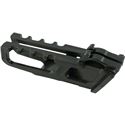 Black Acerbis chain guide for Yamaha YZ65 (2018-2025) and YZ85 (2020-2025), featuring a durable plastic construction and multiple mounting points for secure attachment.