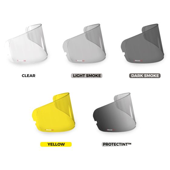 Clear visor lens for AGV GT4 Max Vision, featuring a sleek design and made from durable material, ideal for enhanced visibility and protection.