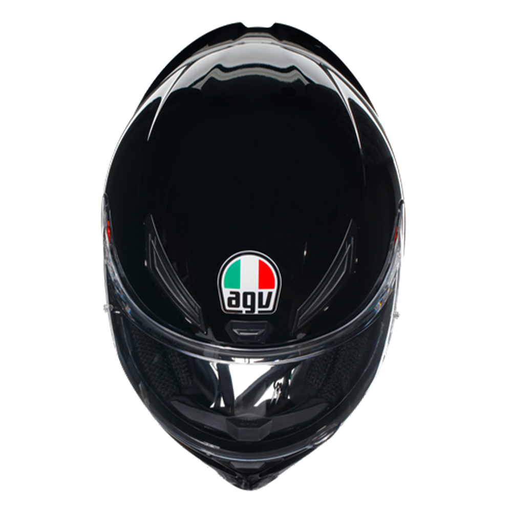 AGV K1-S Plain Motorcycle Helmet - Black - Small (56cm), Black - image 2