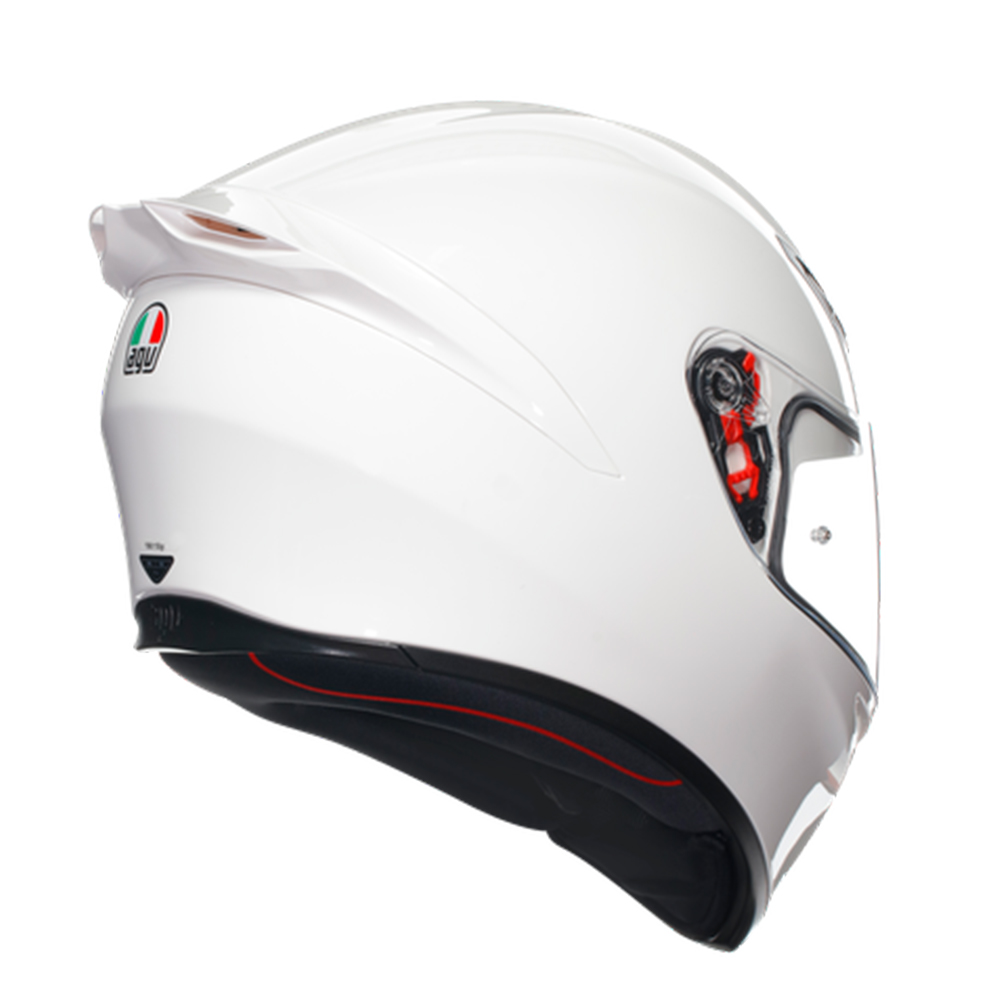 AGV K1-S Plain Motorcycle Helmet - White - X-Small (54cm), White - image 2