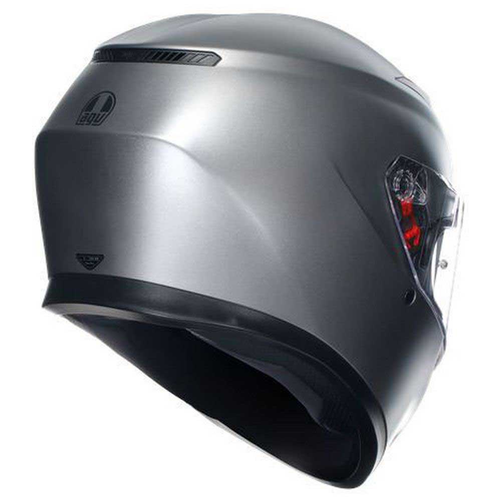 AGV K3 Plain Motorcycle Helmet - Rodio Grey Matt - Medium (58cm), Grey - image 2
