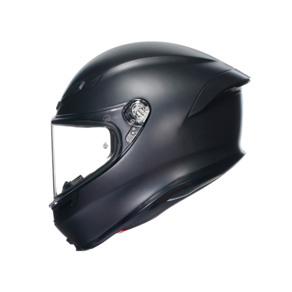 AGV K6-S Plain Motorcycle Helmet - Matt Black - X-Large (62cm), Black - image 2
