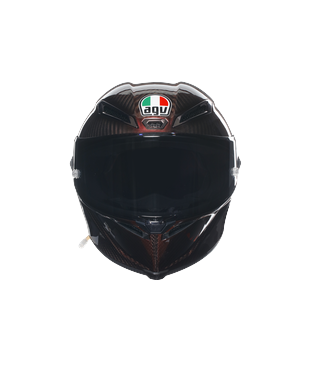 AGV PISTA GP-RR Plain Carbon Motorcycle Helmet - Red Carbon - Large (60cm), Red - image 2