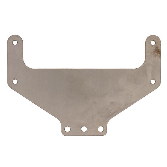 Metal dash mount for AIM Motorsport PDM08/PDM32 displays, featuring a sleek silver finish with six mounting holes for secure installation.